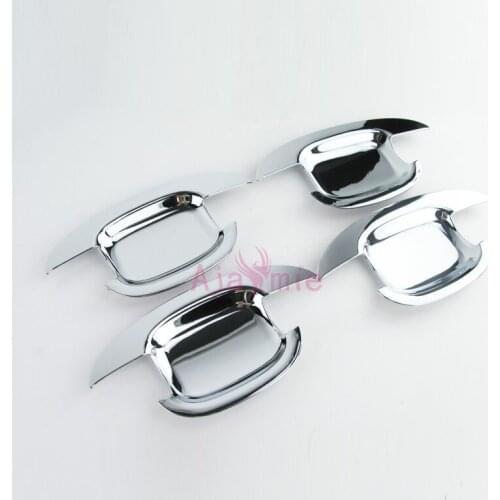 For Audi Q5 2009 2010 2011 2012 2013 2014 2015 2016 Door Handle Bowl Trim Grab Protector Chrome Auto Accessories