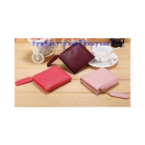 By dhl or ems 100pcs Candy Color Patent Leather Small Women Coin Purse Mini Change Purses Card Bags