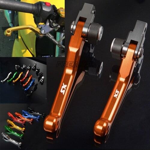 FREAXLL CNC Aluminum Dirt Bike Motorcycle Pivot Brake Clutch Levers Grips for 250SX 250 SX 250-SX 2007-2013 2014 2015 2016