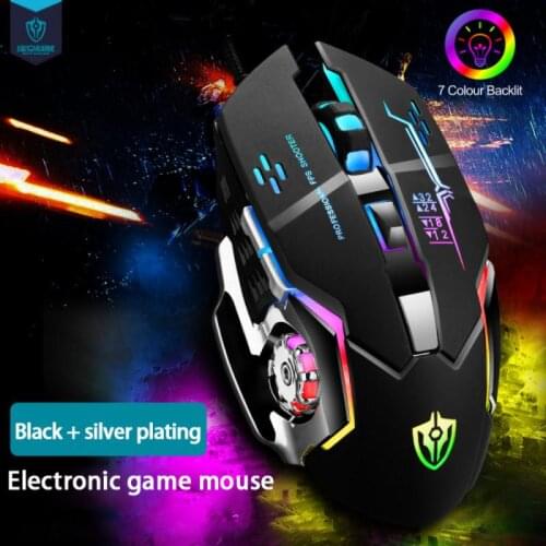 Gaming Mouse Wired Gamer Mice 6 Button Luminous E-sports Mechanical Macro Programming USB Mouse For Computer PC Laptop Gaming