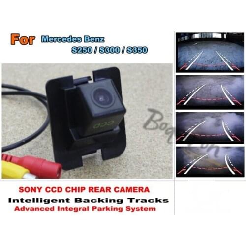 Intelligent Car Parking Camera / For Mercedes Benz S250 / S300 / S350 2012~2014 with Tracks Module Rear Camera CCD Night Vision