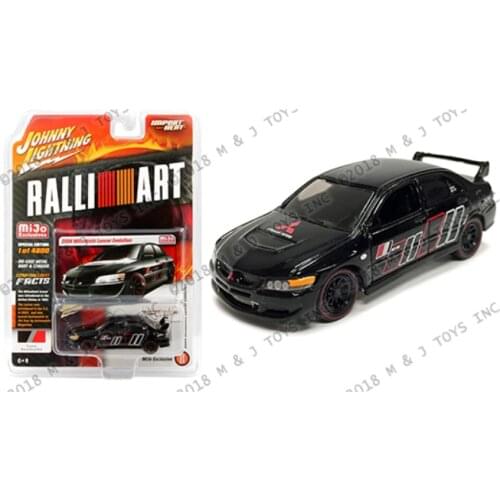 Johnny Lightning 1/64 Mitsubishi Lancer EVO VIII8 Diecast Collection of Simulation Alloy Car Model Children Toys