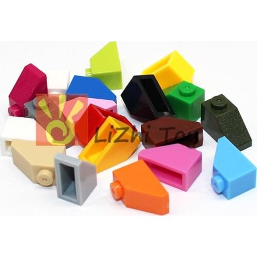 MOC Slope Brick 1*2 3040 DIY Enlighten Block Bricks Compatible with Assembles Particles