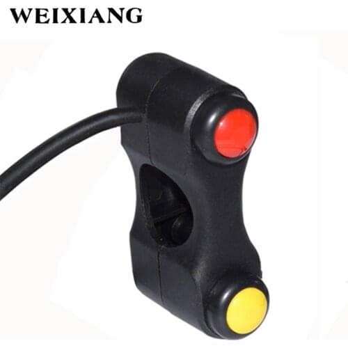Motorcycle Electric Switch 7/8" 22mm Handlebar Switches Headlight Fog Lamp Light Horn ON OFF Start Button For HONDA CBR600 1000