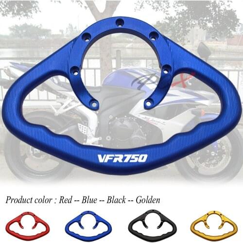 Motorcycle Passenger Handgrips Hand Grip Tank Grab Bar Handle Armrest For Honda VFR 400 VFR750 VFR800 1990 -1997