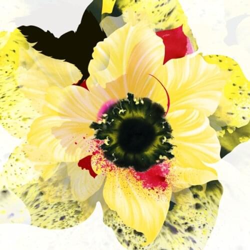 5D DIY Poured Glue Diamond Painting Kits Scalloped Edge Unrestrained Color With Visual Impact Flower Home Decoratioin Gift Art