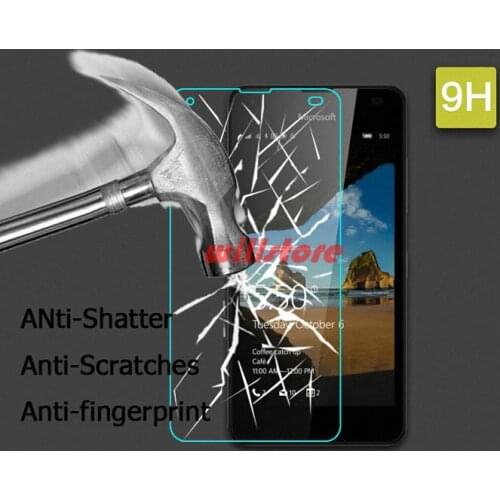 Original Tempered Glass Screen Protector Guard Film For Microsoft Nokia Lumia 550 4.7 inch Glass Protective Film