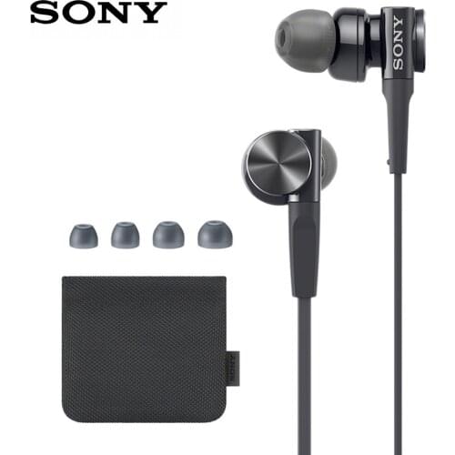 Original SONY MDR-XB75AP In-Ear Extra Deep Bass Headphones 3.5mm Wired Stereo Earphones Sport Earbuds Handsfree Headset with Mic