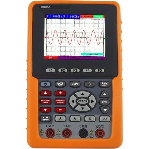 OWON HDS1021M-N 2 IN 1 Digital Oscilloscope +Multimeter 1 Channel Handheld Portable 20Mhz Bandwidth USB Oscilloscopes