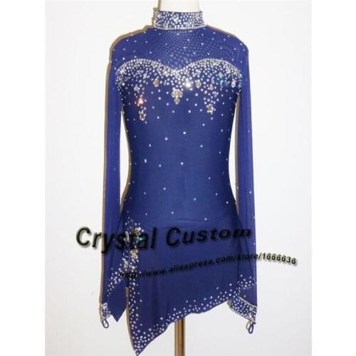 Ice Figure Skating Dress New Brand Vogue Figure Skating Competition Dress For Women Customized DR3224