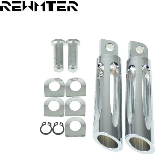 Motorcycle Rider Rear Foot Pegs FootRests Footpeg Pedal Billet Aluminum For Harley Sportster 883 1200 Street XG 750 500