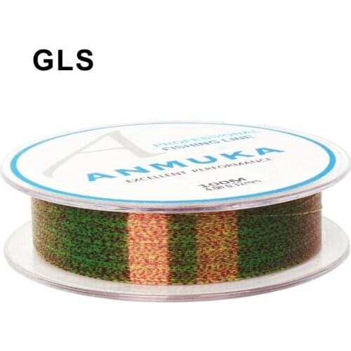 2020 GLS brand 100 meters three-color fishing line spot line invisible line strong pull super wear-resistant fishing line