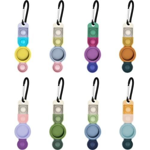 Silicone Case for Apple AirTag Tracker Keychain Holder,Anti Scratch Protective Cover with Carabiner for Apple AirTags Tracker