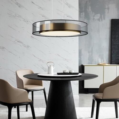Nordic Simple Luxury LED Pendant Lights Bedroom Living Room Pendant Lamp Modern Bar Restaurant Dining Room Kitchen Hanging Lamps