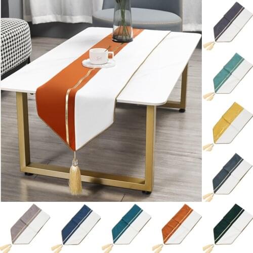 Modern High-end Patchwork Table Runner Decorative Home Decor Luxury Table Runner
