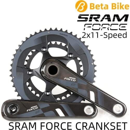 SRAM Force 22 2X11 Speed FC Road Bike Bicycle Crankset 50x34T 53x39T 170/172.5mm Carbon Arm GXP
