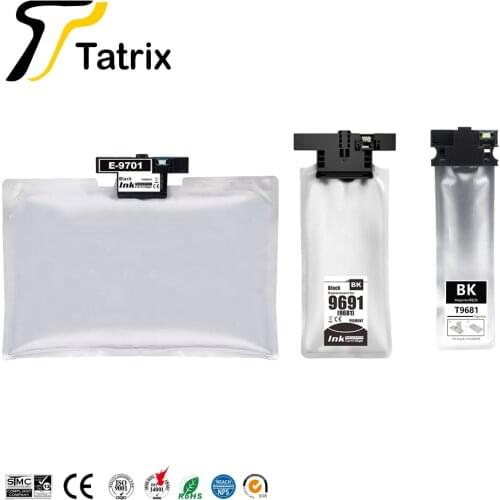 Tatrix T9701 T9691 T9681 9701 9691 Premium Black Compatible Ink Bag Cartridge for Epson WorkForce Pro WF-M5299a/ WF-M5799A