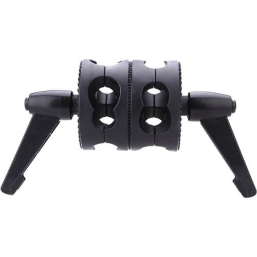 Andoer Dual Swiveling Grip Head Angle Clamp for Photo Studio Boom Arm Reflector Holder Stand