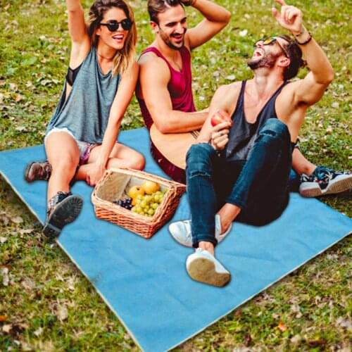 Outdoor Beach Mat Portable Picnic Blanket Foldable Sand Proof Camping Carpet Picnic Cushion Mats For Camping Accessories