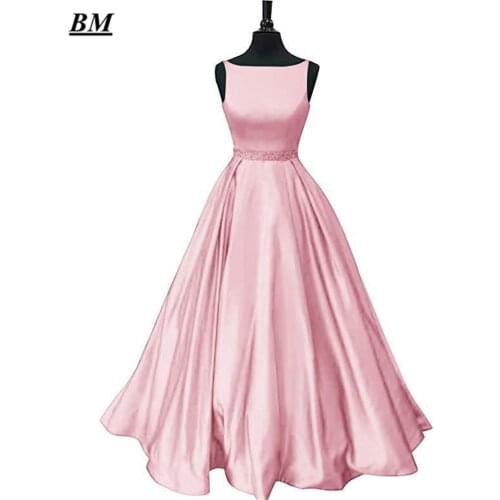 BM 2020 New Cheap A-Line Prom Dresses Long Formal Evening Dress Party Gown Vestidos Robe De Soiree BM275