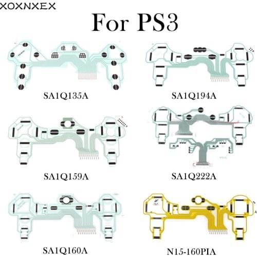 1PCS Buttons Ribbon Circuit Board for Dualshock 3 PS3 Controller SA1Q135A 159A 160A 194A 222A Conductive Film Keypad Flex Cable