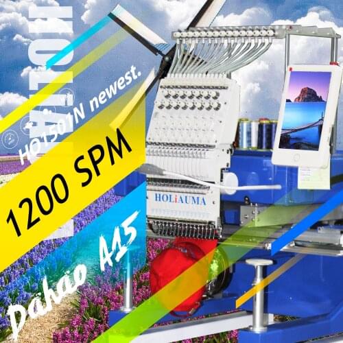 10 Years Service!!! Single Head 1200 SPM Computerized Embroidery Machine Brother T Ajima Parts Embroidery Machine