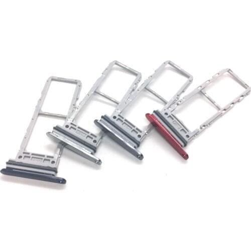 10pcs For Samsung Galaxy Note 10 N970 Sim Card Reader Holder Dual Sim Card Tray Holder Slot Adapter