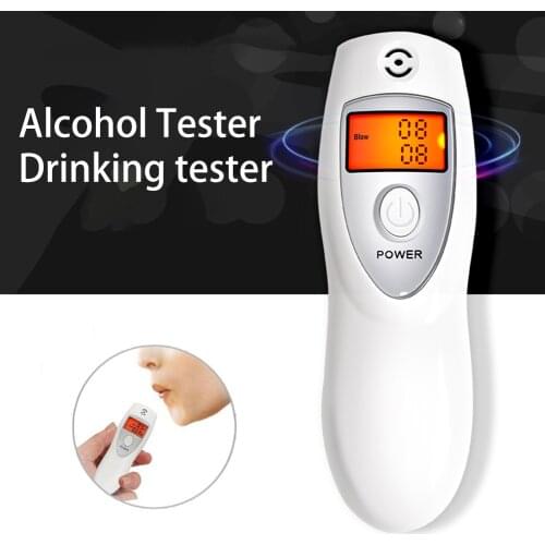 Breathalyzer Tester Inhaler Alcoholmeters Breath Alcometer Digital LCD Display Inhaler Alcohol Meter Breath Alcohol Tester