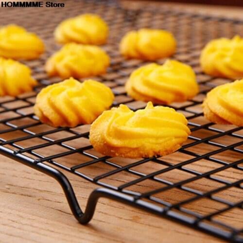 Nonstick Metal Cake Cooling Rack Net Cookies Biscuits Bread Muffins Drying Stand Cooler Holder Kitchen Baking Tools