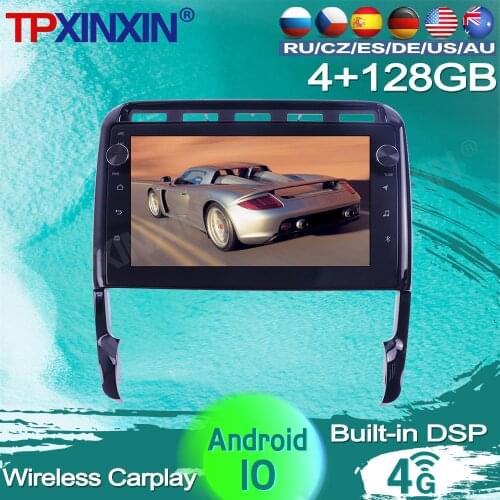 128G For Porsche Cayenne 2002 - 2010 Android 10 Car Radio Tape Recorder video Multimedia Player GPS Navigation AI Vioce Control