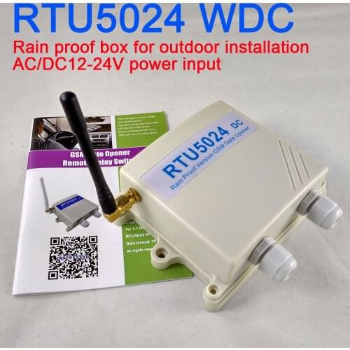 DC Rain Proof Version RTU5024 Automatic GSM Gate Opener Switch Remote Access Control Roller Gate Opener
