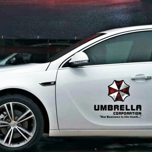 Etie Car Accessories Umbrella Corporation Reflective Car Sticker & Decal for Volkswagen Polo Golf Audi A3 Ford Focus 2 BMW E90