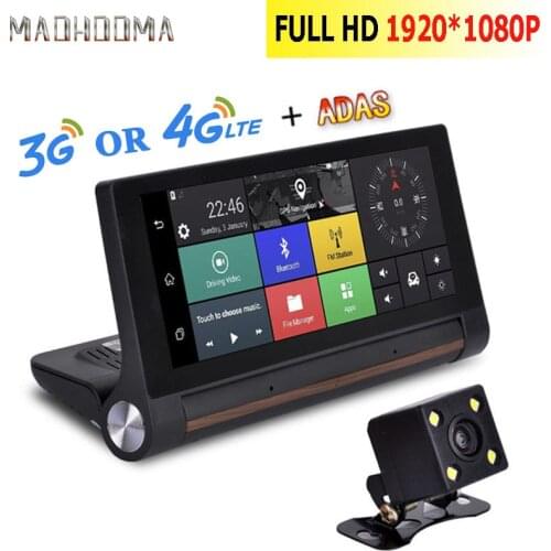 4G Car dvr camera Bluetooth Wifi GPS dash cam Navigation Video recorder ADAS Auto Register Mobile phone Remote monitor Dashcam