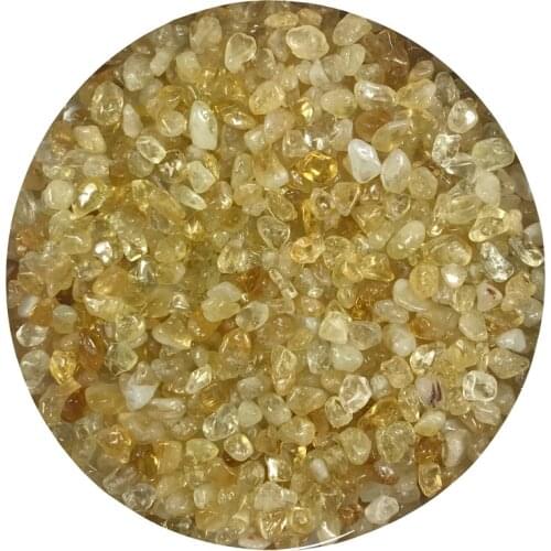 Brazil Natural Citrine Yellow Quartz Crystal Rock Chip Healing Reiki Gravel Stone Minerals Health Decoration Furnishing article