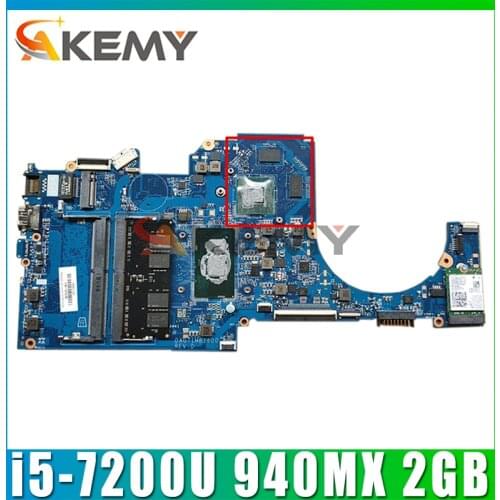 For HP 14-BK Laptop Motherboard With i5-7200u CPU 940MX 2GB GPU 927270-601 927270-001 DAG71MB16D0 100% Tested Fast Ship