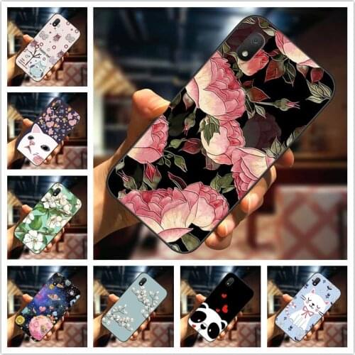 For vivo Y91i 1820 Case 3D Blossom Emboss Silicone Phone Cover For vivo Y91C / Y 91c 2020 Y1s Cases Soft Relief 6.22 Capa Slim