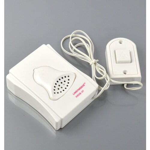 High Quality 88cm White Wired Doorbell School Hospital Laboratory Ring Bell 85db White Door Bell