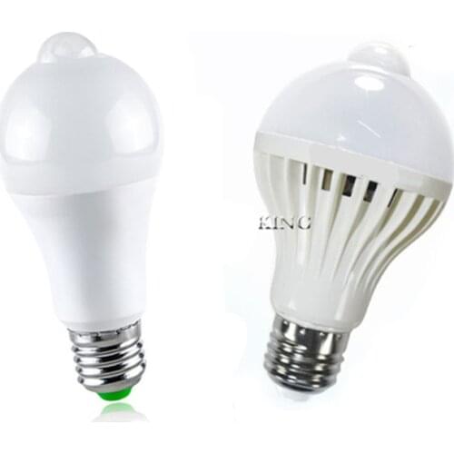 PIR Motion Sensor LED Bulb E27 12W 15W 18W 20W AC85-265V Motion Sensor Lamp Dusk to Dawn Night Light For Home Kitchen Lighting