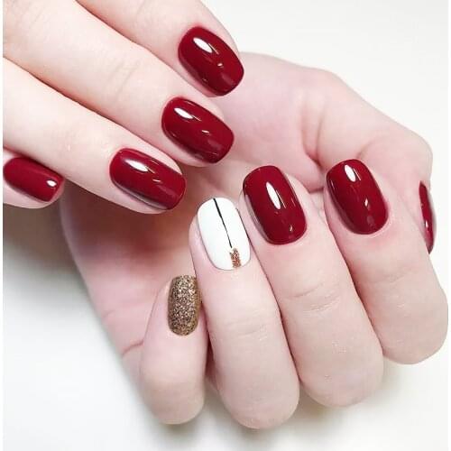 Gel Polish Manicure for Nails Semi Permanent Vernis top coat Cheaper Price Plastic Bottle Bright Color Glitter Varnish gel TSLM1