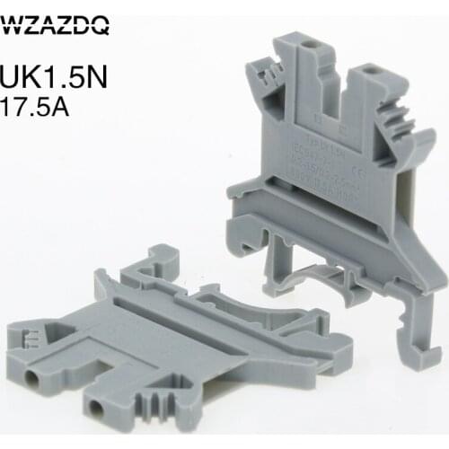 The uk1.5n voltage connection terminal is platoon pure copper piece 1.5 square combined with common type terminal row flame reta