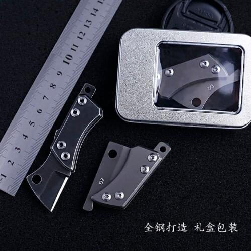 Anime Game Collection Portable Folding Knife Pendant D2 German steel knife Student Portable Knife Collectibles Gifts Cosplay