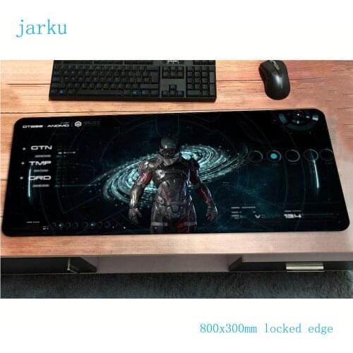 Mass effect mats 800x300x3mm Cartoon gaming mouse pad big keyboard mousepad Gorgeous notebook gamer accessories padmouse mat