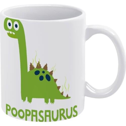 Dino V Mug Ceramic Cafe Mug Creative Kawaii Cups