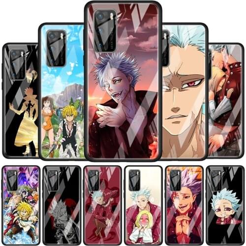 The Seven Deadly Sins Ban Tempered Glass Cover For P40 P30 P20 P10 P Smart Z Pro Plus Lite 2019 2020 2021 Phone Case Coque