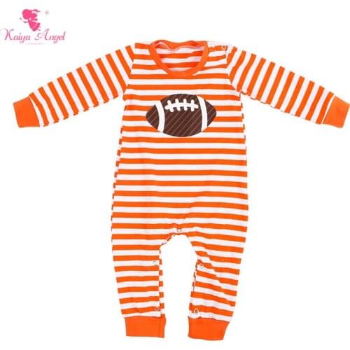 Kaiya Angel 2018 Hot Winter Baby Striped Clothing Newborn Long Sleeve Pajamas Newborn Baby Girls Boys Clothing Unisex Jumpsuit