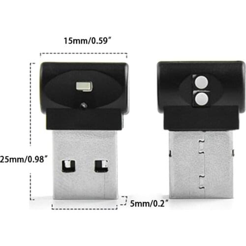 B2EF Mini USB LED RGB Ambient Light 7 Color Auto Interior Lamp for Car Laptop Keyboard Atmosphere Smart Night Lamp