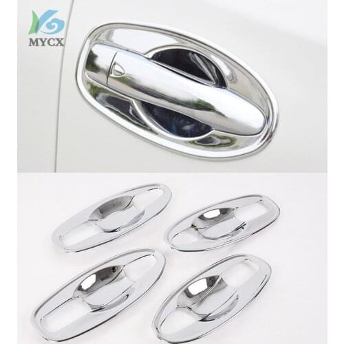 ABS Chrome Car Door Handles Bowl Exterior Door Bowl Cover Trim Car Accessories for Nissan X-TRAIL Xtrail X Trail T32 2014-2018 8