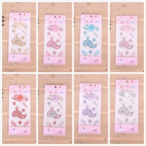 Mobile Phone Decoration Stickers Kids Stickers Children Award Crystal Stickers New Creative 20pcs