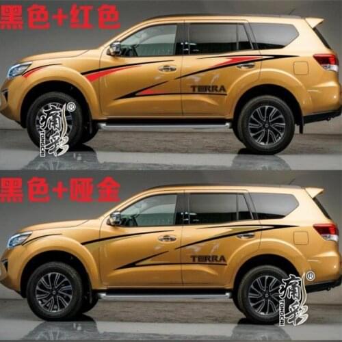 Car stickers FOR Nissan Terra body exterior color change fashion customized special decal accessories