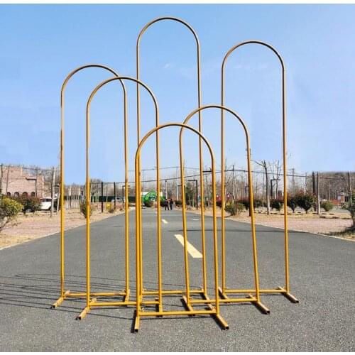 New wedding props iron arch decorations stage background decoration arc high mountain water ladder road leading decoration